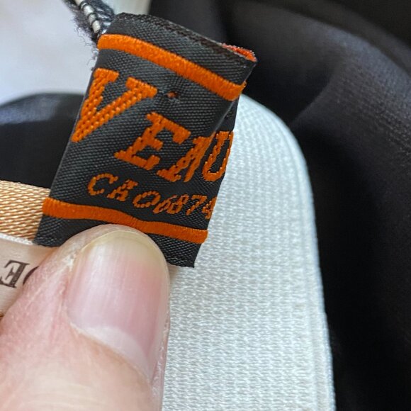 Y2K 90s VENUS Black Blue Floral Sheer Chiffon Maxi Skirt Fairy Grunge L - Picture 11 of 14